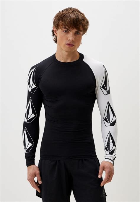 Гидрофутболка Volcom SURF VITALS J ROBINSON LS, цвет: черный ...