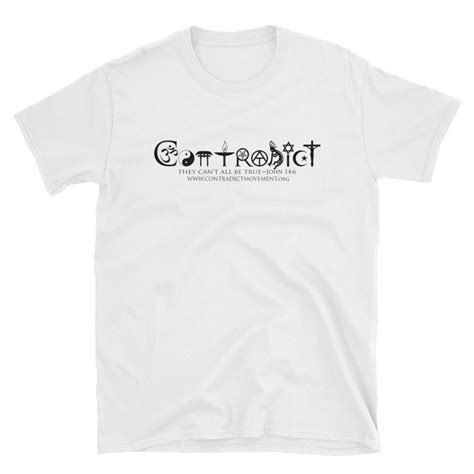 White Contradict T-Shirt – Contradict Movement