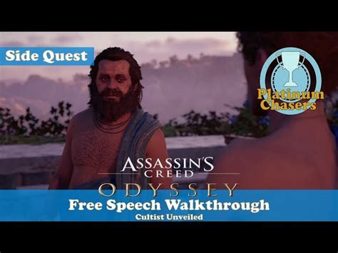 Free Speech Side Quest Cultist Unveiled Assassins Creed Odyssey