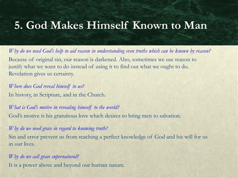 Ppt Chapter 1 Knowing God Through Natural Revelation Reason And