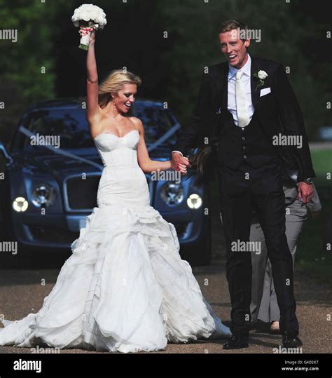 Peter Crouch and Abbey Clancy wedding Stock Photo - Alamy