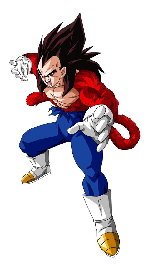 Vegeta Super Saiyajin 4 Render 2 Alt1 By Ssjrose890 On Deviantart Dragon Ball Art Goku