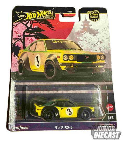 Hot Wheels Mazda Rx 3 sérült csomagolás Junior Diecast
