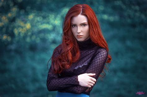 Download Wallpaper For 2560x1080 Resolution Women Redhead Portrait