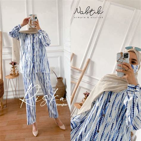 jual riska set  nabtik shopee indonesia