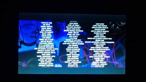 Spider Maninto The Spider Verse2018 End Credits Youtube