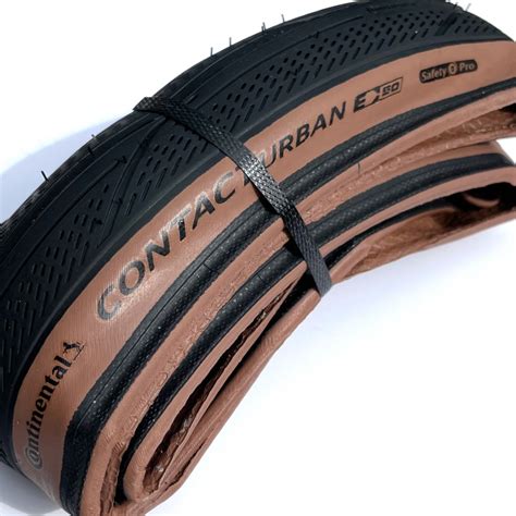 Brompton Continental Contact Urban Tyre - Black/Brown