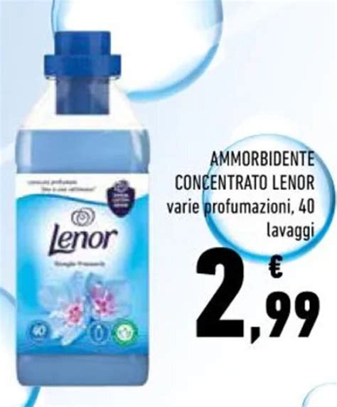 Lenor Ammorbidente Concentrato Lavaggi Offerta Di Conad