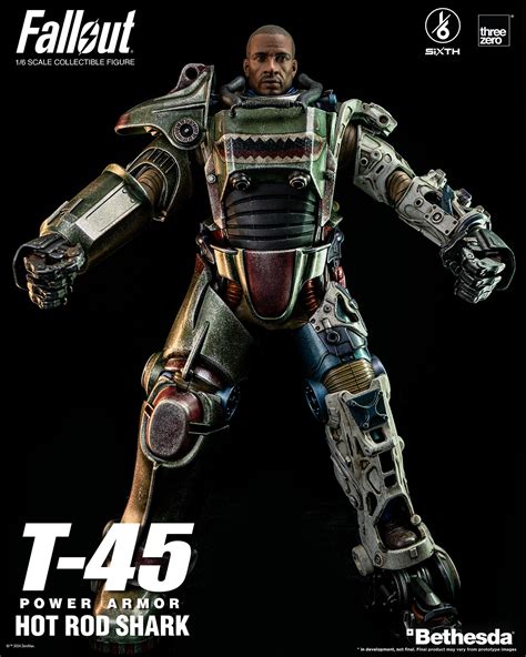 T Hot Rod Shark Power Armor Sixth Scale Figure By Threezero Sideshow Collectibles