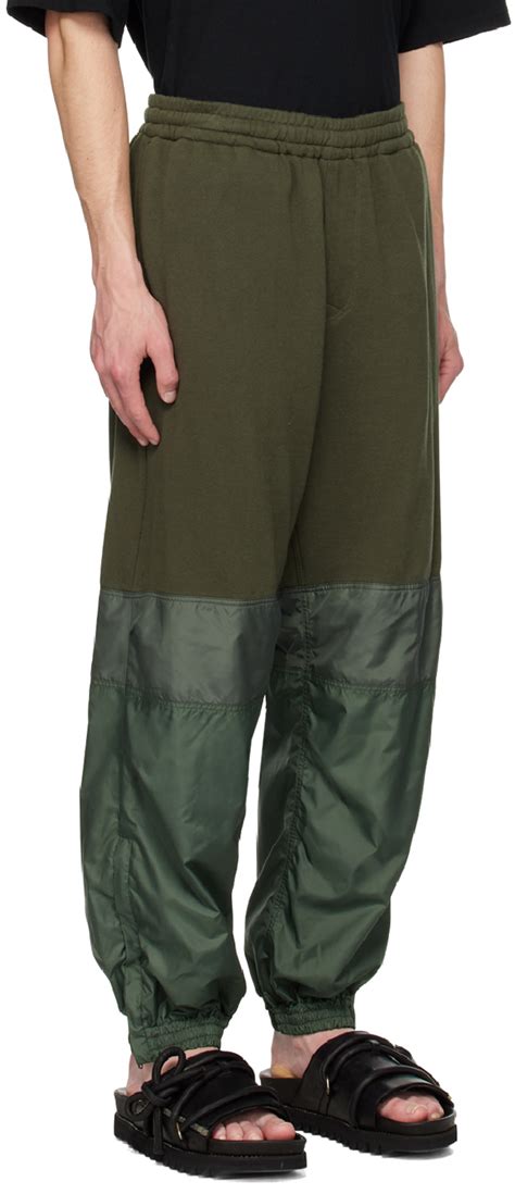 Undercover Khaki Paneled Sweatpants Undercover