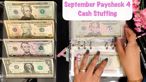 September 4 Cash Stuffing Cash Envelopes And Sinking Funds Ari Budgets Youtube