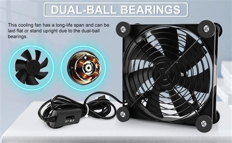 Newhail Pack Mm Mini Usb Fan Computer Fan Multi Speed Control