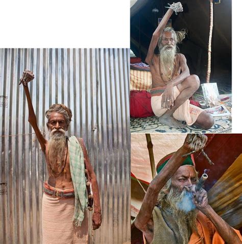 Sadhu Amar Bharati Of India Claims To Have Kept His Right Arm Raised