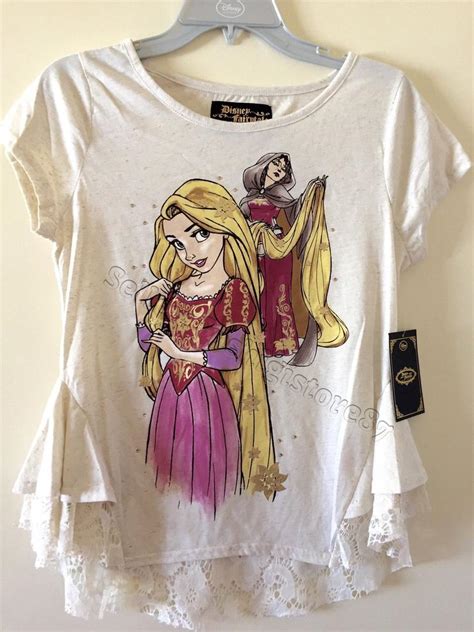 Disney Store Rapunzel Mother Gothel Fairytale Designer Lace Top Shirt