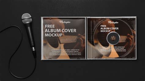 25+ Stunning Album Cover Mockup Free PSD Templates