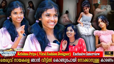 Viral Fashion Designer Exclusive Interview Krishna Priya Instagram