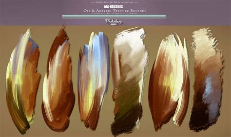 Photoshop Brushes - Oil Painting Texture Brush Set by ...