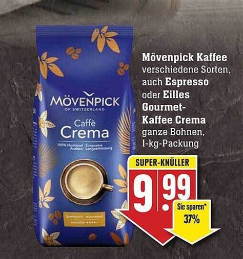 Mövenpick kaffee auch espresso oder eilles gourmet kaffee crema