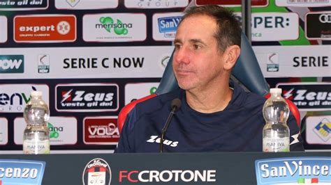 Mister Zauli Alla Vigilia Di CrotoneMonopoli F C Crotone