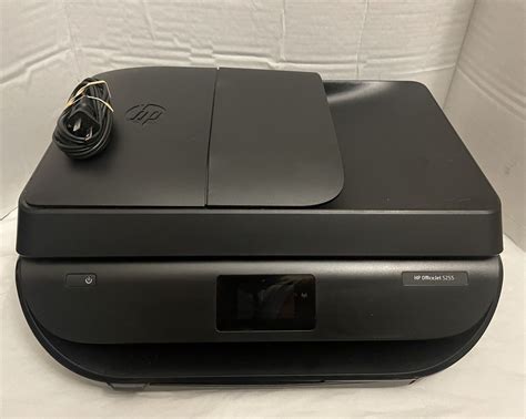 Hp Officejet 5255 Wireless Printer Scanner Fax Copier Tested Works Black Ebay