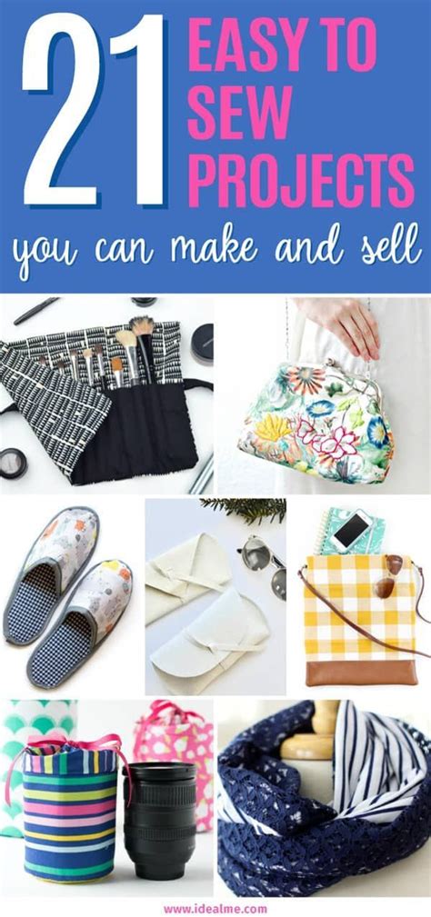 21 Easy Sew Projects You Can Make And Sell Sewing To Sell Easy