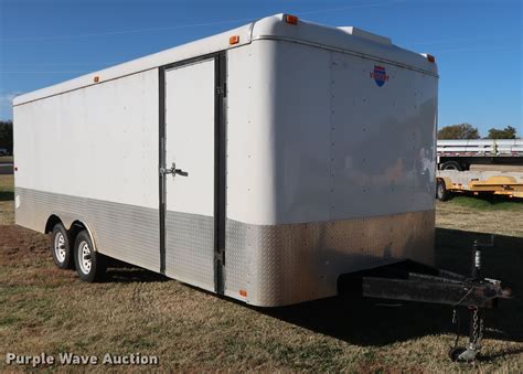 Interstate Victory Enclosed Cargo Trailer In Yukon Ok Item Gd9820 Sold Purple Wave