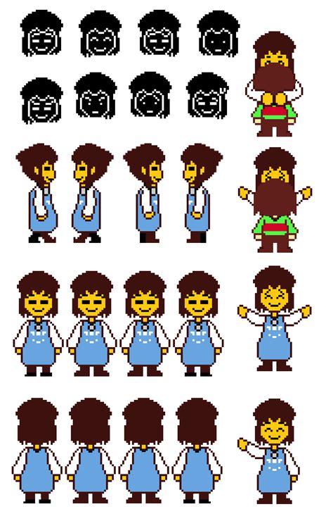 Rebelliontale Frisk sprites (For vomixt) : r/Undertale