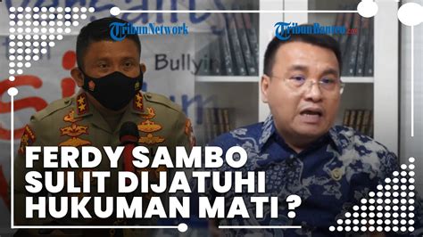 Ferdy Sambo Sulit Dijatuhi Hukuman Mati Komisi Kejaksaan Butuh Motif