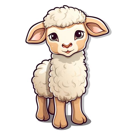 sheep cute sticker transparent png 27187672 PNG