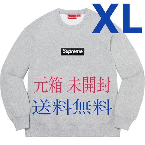 Yahooオークション 【 Xlサイズ 】 Supreme 22fw Box Logo Crewneck