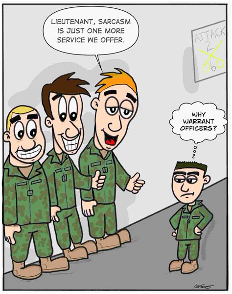 Hilarious and Skilled Warrant Officers