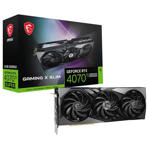 MSI GeForce RTX 4070 TI SUPER 16G GAMING X SLIM - Carte graphique ...
