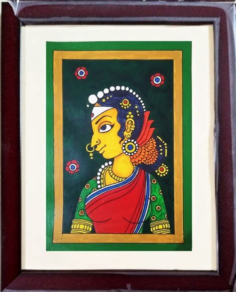 Mangai #1 - Indian art (14" x 18" - including frame) - International ...