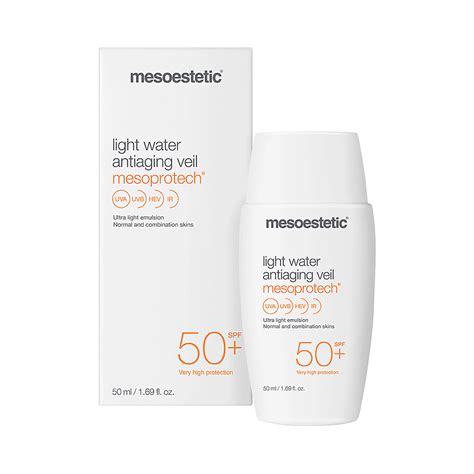 MESOESTETIC Солнцезащитная эмульсия для лица SPF 50+ /Mesoprotech light ...