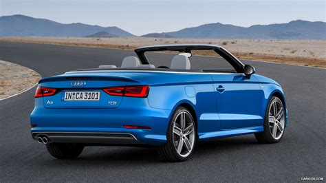 Audi A3 Cabriolet 2015 Ara Blue In Crystal Effect Rear Hd