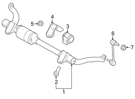 2018 Land Rover Range Rover Sport Suspension Stabilizer Bar (Front ...