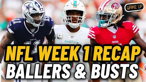 Nfl Week 1 Recap Top Performers Busts And What We Learned On Sunday