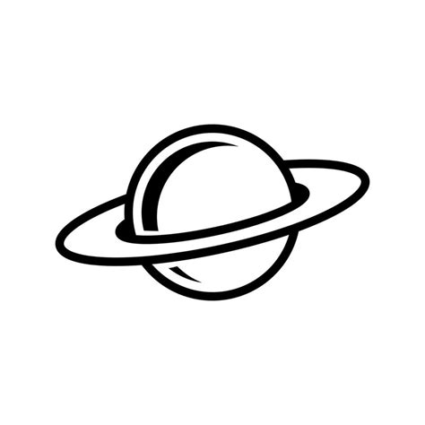 Saturn icon vector 17735407 Vector Art at Vecteezy