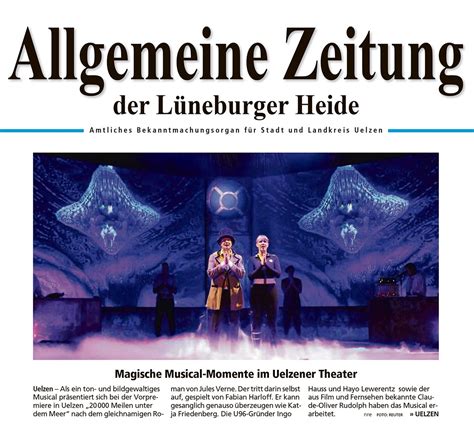 Artikel Allgemeine Zeitung der Lüneburger Heide Claude Oliver Rudolph