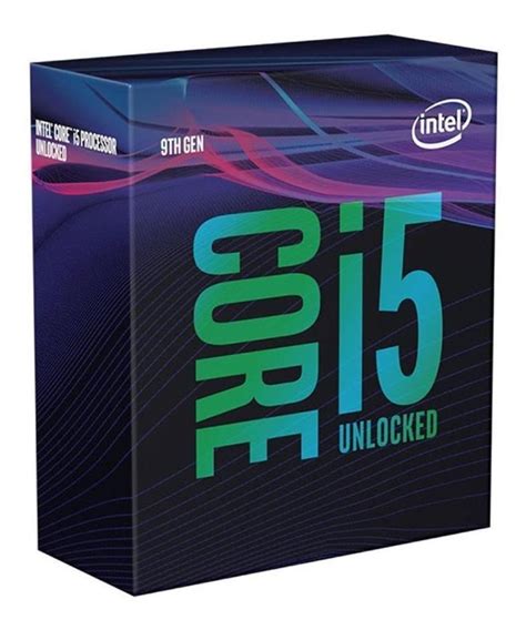 Processador gamer Intel Core i5 9600K CM8068403874404 de 6 núcleos e 3