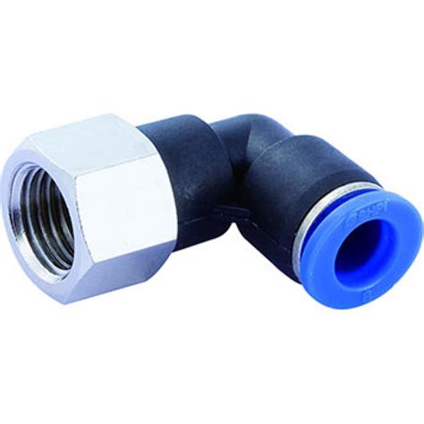 Фитинг цанговый угловой с внутренней резьбой 3/8F для трубки диаметром ...