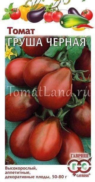 Томат Груша черная: описание сорта, отзывы, фото, характеристика