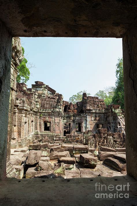 Prasat Preah Khan Temple Ruins Angkor Siem Reap Cambodia Photograph