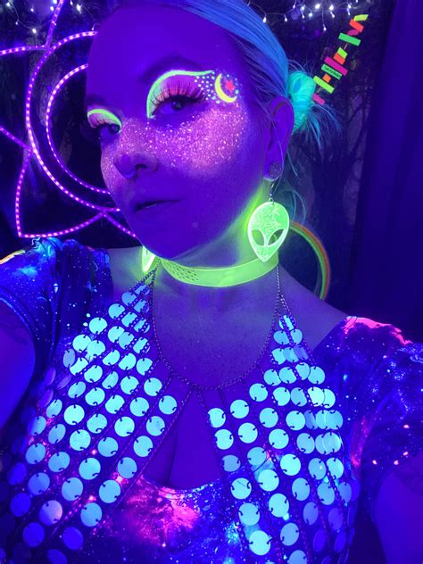 Black Light Makeup