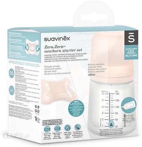 Suaxinex Zestaw Startowy Zero Butelka 180Ml Regulowany Przepływ