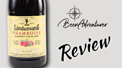 Framboise Raspberry Lindemans Beer Review YouTube