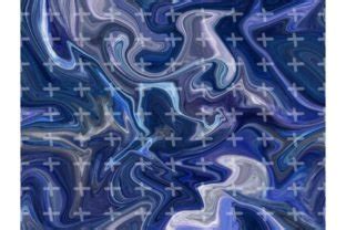 Deep Blue Marbled Straight Tumbler Wrap Graphic By Gen Aumonier