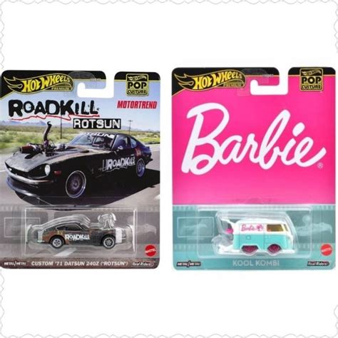 Jual HOT WHEELS POP CULTURE KOOL KOMBIE BARBIE CUSTOM DATSUN Z ROTSUN ROADKILL