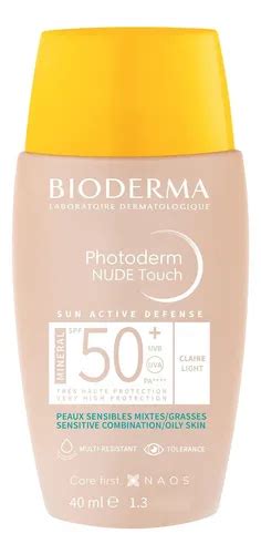 Bioderma Protector Solar Photoderm Nude Touch Mineral Tono Envío gratis