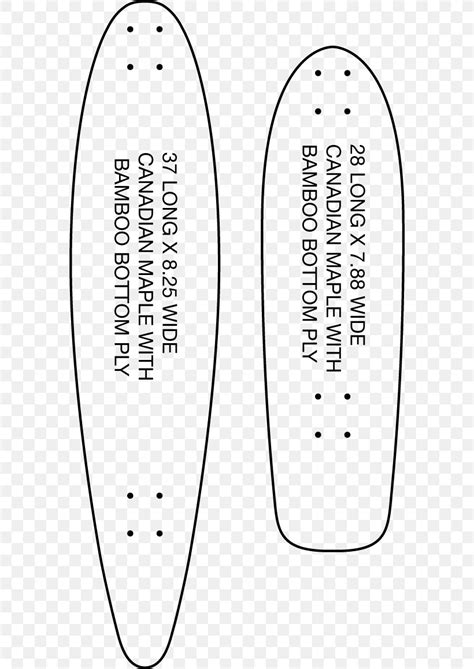 Longboard Skateboarding Penny Board Template PNG 580x1158px